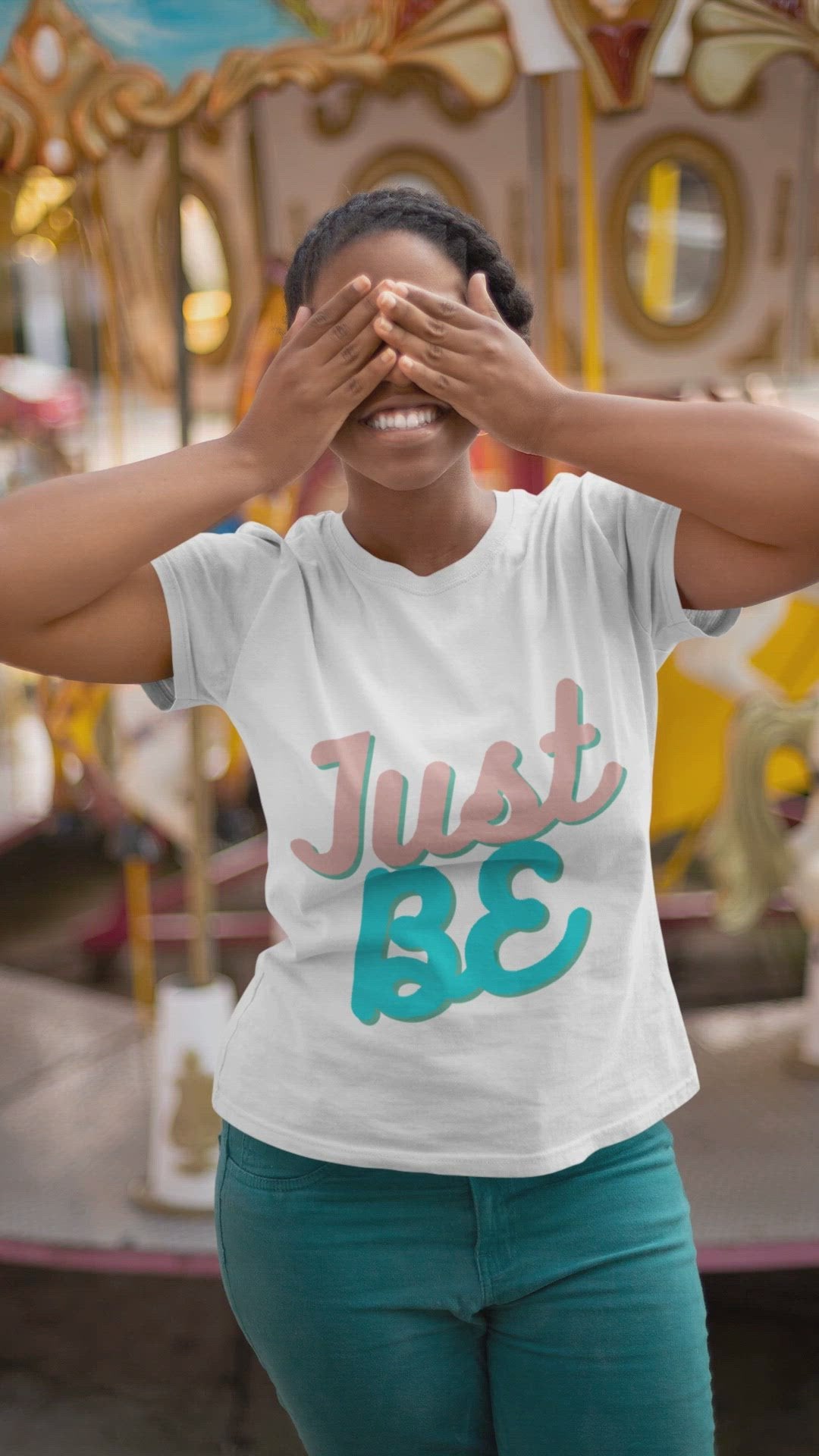 Just Be Women's Relaxed Fit T-Shirt