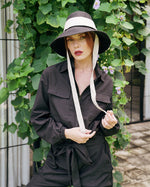 Load image into Gallery viewer, Amelia Recycled Travel Jumpsuit, in Black
