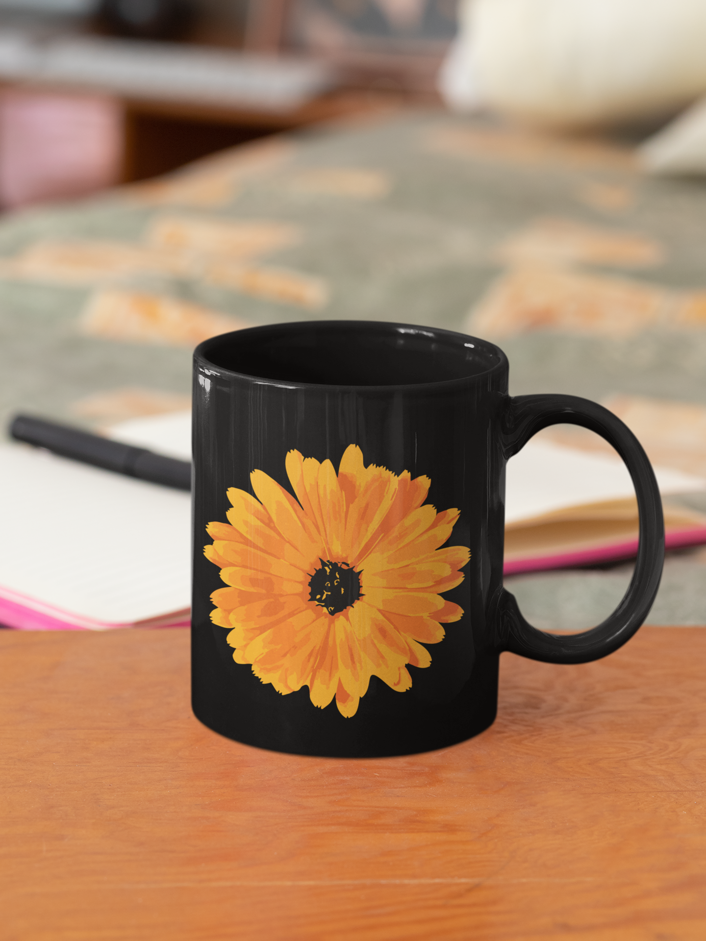 Sunshine Day 11 oz Coffee mug (Black)