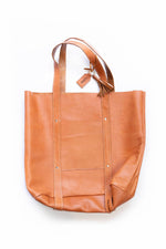 Load image into Gallery viewer, XL Raw Leather Tote
