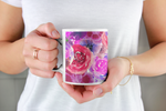 Load image into Gallery viewer, Abstract Multi Graphic Floral Print 11 oz Mug
