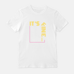 Load image into Gallery viewer, Unisex Short Sleeved &quot;It&#39;s Fine&quot; White Tee
