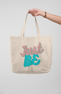 Large Just Be Organic Tote Bag