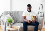 Load image into Gallery viewer, Unisex Short Sleeved &quot;It&#39;s Fine&quot; White Tee
