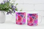 Load image into Gallery viewer, Abstract Multi Graphic Floral Print 11 oz Mug
