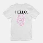 Load image into Gallery viewer, Hello. Unisex Cat Shirt (Back Print)
