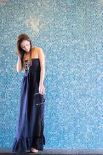 Load image into Gallery viewer, Christine Ruffle Hem Maxi Dress
