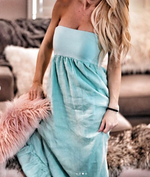 Load image into Gallery viewer, Christine Ruffle Hem Maxi Dress
