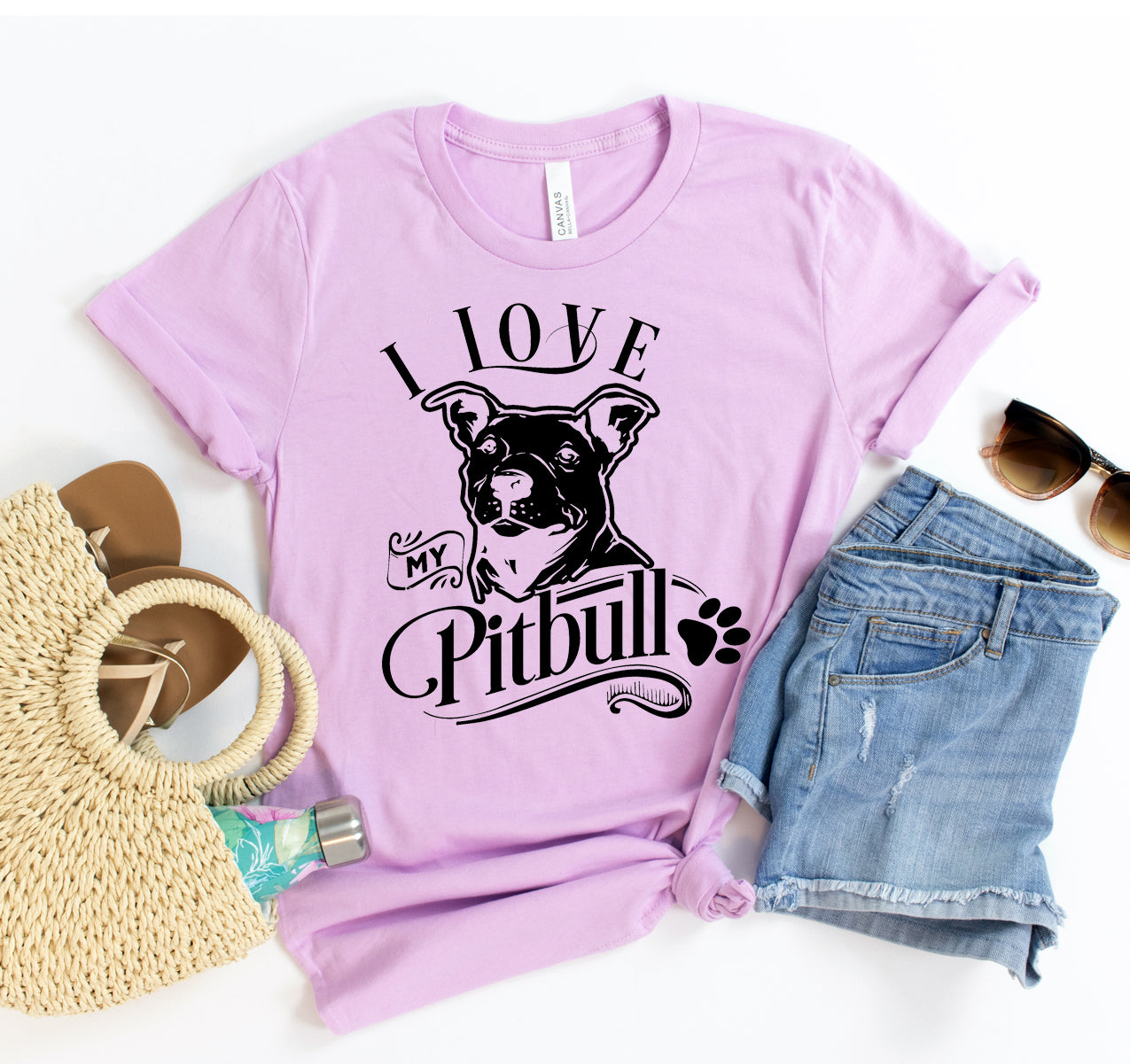 I Love My Pitbull T-shirt