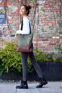 3-in-1 tote + backpack + crossbody - the ROCKAWAY