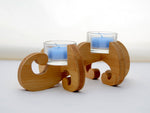 Load image into Gallery viewer, K.O.T. Tea Light Holder in bamboo
