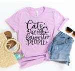 Load image into Gallery viewer, Cats Are My Favorite People T-shirt
