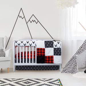 4 Pc Crib Bedding - Woodland Collection