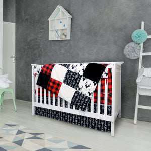 4 Pc Crib Bedding - Woodland Collection