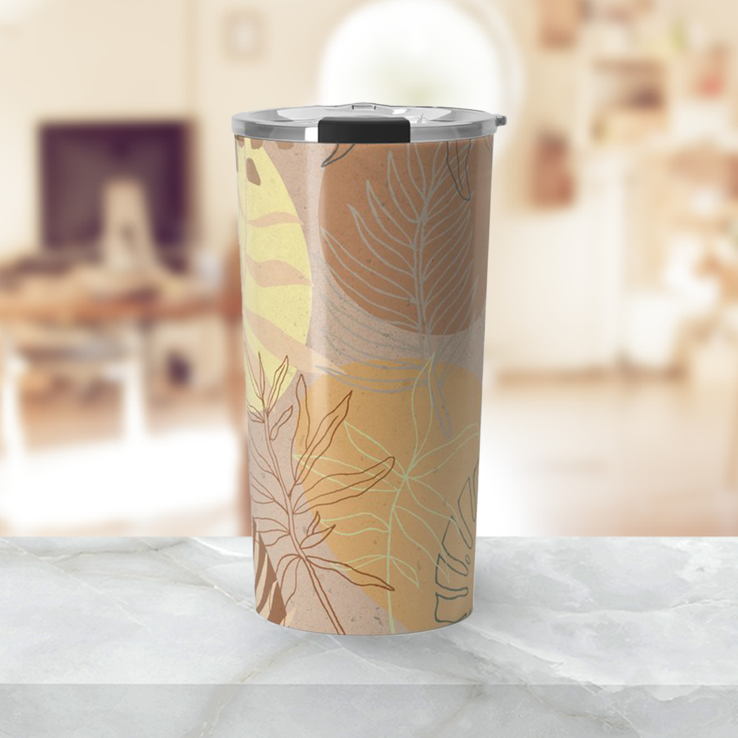 Orange Terracotta Travel Mug