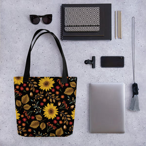 Fall Florals Tote Bag