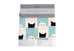 Load image into Gallery viewer, Peek-A-Boo Cats Newcastle Blankie
