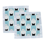 Load image into Gallery viewer, Peek-A-Boo Cats Newcastle Blankie
