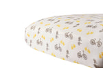 Load image into Gallery viewer, Vintage Bicycle Bamboo Muslin Crib Sheet
