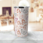 Load image into Gallery viewer, Orange and Pink Butterfly Travel Mug
