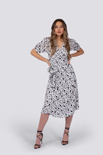 Load image into Gallery viewer, Coco Dress | White Polka Dot
