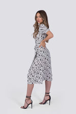 Load image into Gallery viewer, Coco Dress | White Polka Dot
