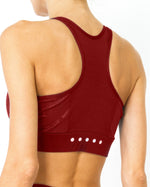 Load image into Gallery viewer, Ashton Set - Sports Bra &amp; Leggings - Maroon
