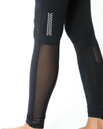 Load image into Gallery viewer, Energique Athletic Leggings With Reflective Strips and Mesh Panels
