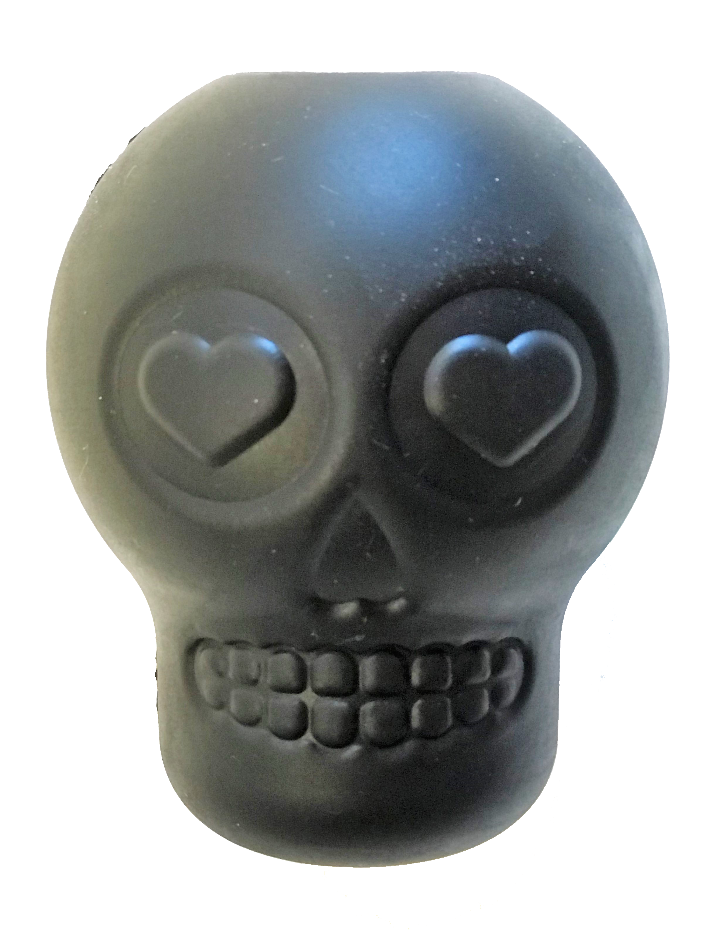 MKB Magnum Sugar Skull Ultra-Durable Chew Toy & Treat Dispenser - Large - Black