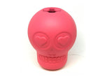 Load image into Gallery viewer, MKB Sugar Skull Durable Rubber Chew Toy &amp; Treat Dispenser - Large - Pink
