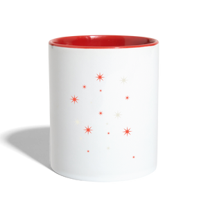 Contrast Coffee Mug - white/red