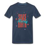 Load image into Gallery viewer, Men’s &#39;Nerdy Since Birth&#39; Premium Organic T-Shirt - navy
