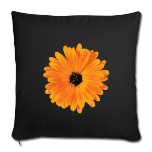 Throw Pillow Cover 18” x 18” - black