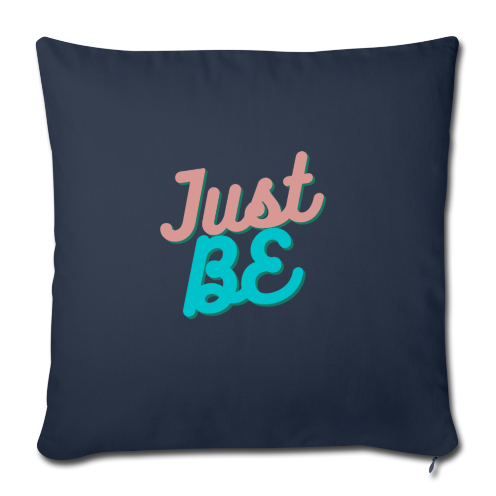 Throw Pillow Cover 18” x 18” - navy