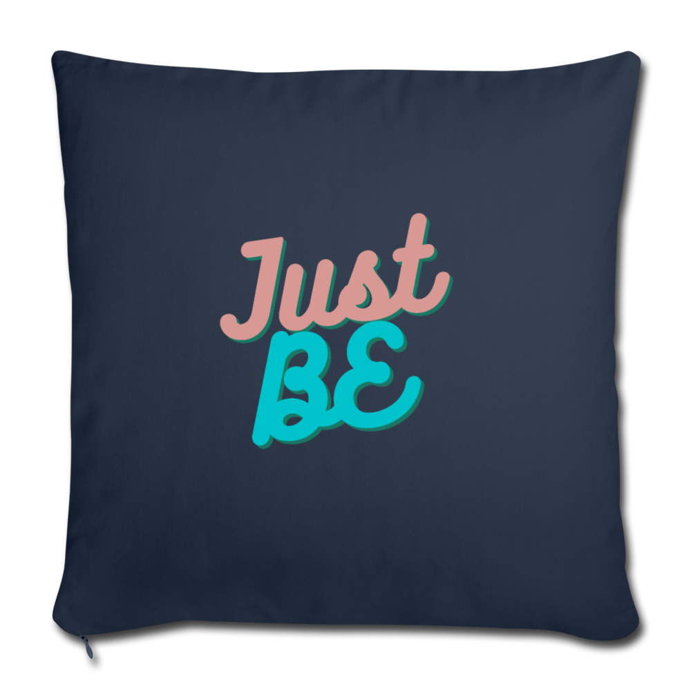 Throw Pillow Cover 18” x 18” - navy