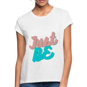 Just Be Women's Relaxed Fit T-Shirt - white