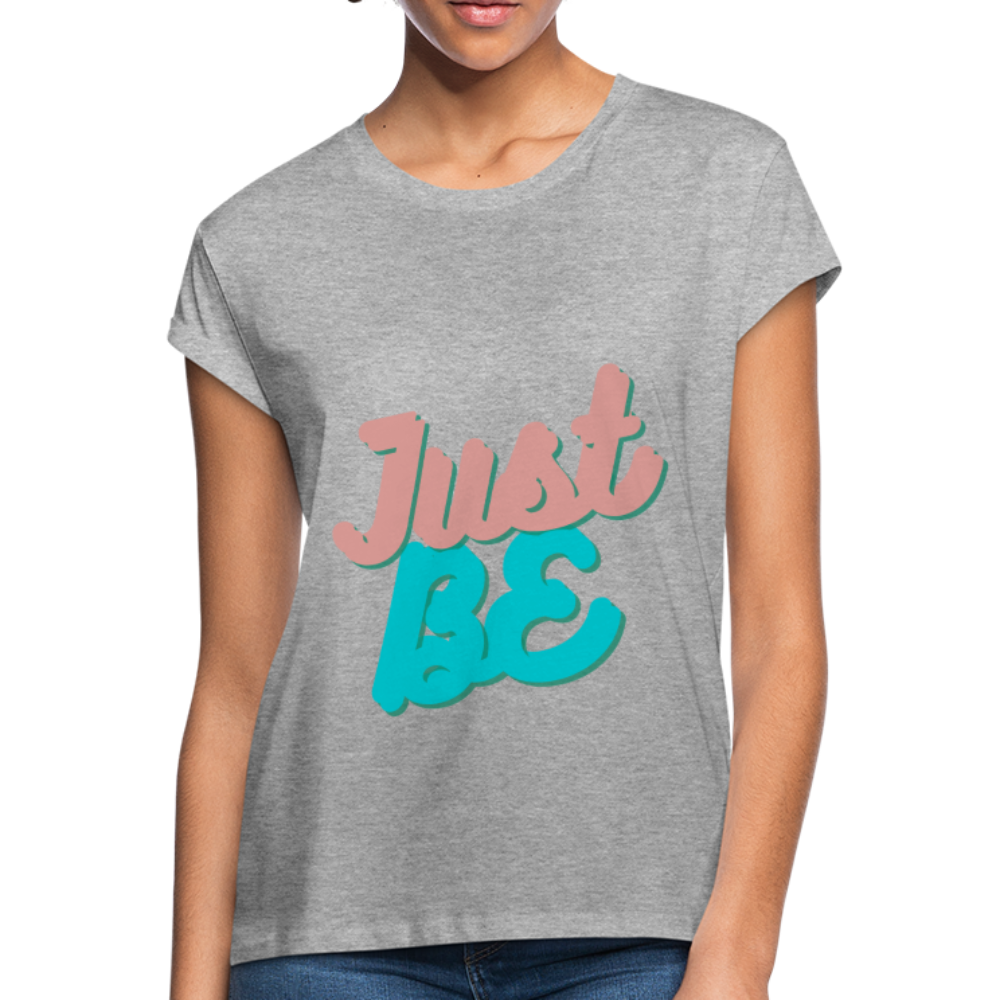 Just Be Women's Relaxed Fit T-Shirt - heather gray