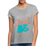 Load image into Gallery viewer, Just Be Women&#39;s Relaxed Fit T-Shirt - heather gray
