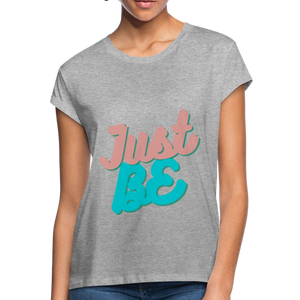 Just Be Women's Relaxed Fit T-Shirt - heather gray