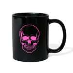 Load image into Gallery viewer, Black Pink Skull Mug - black
