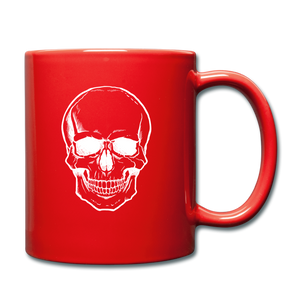 Halloween Skull X-Ray Mug - red