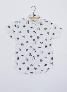 Morning Glory Men's Button-Up Shirt