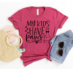 Load image into Gallery viewer, My Kids Have Paws T-shirt
