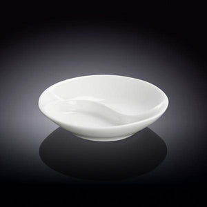[A] Fine Porcelain Divided Soy Dish 3.5" | 9 Cm WL-996049/A