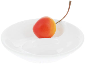 [A] Fine Porcelain Divided Soy Dish 3.5" | 9 Cm WL-996049/A