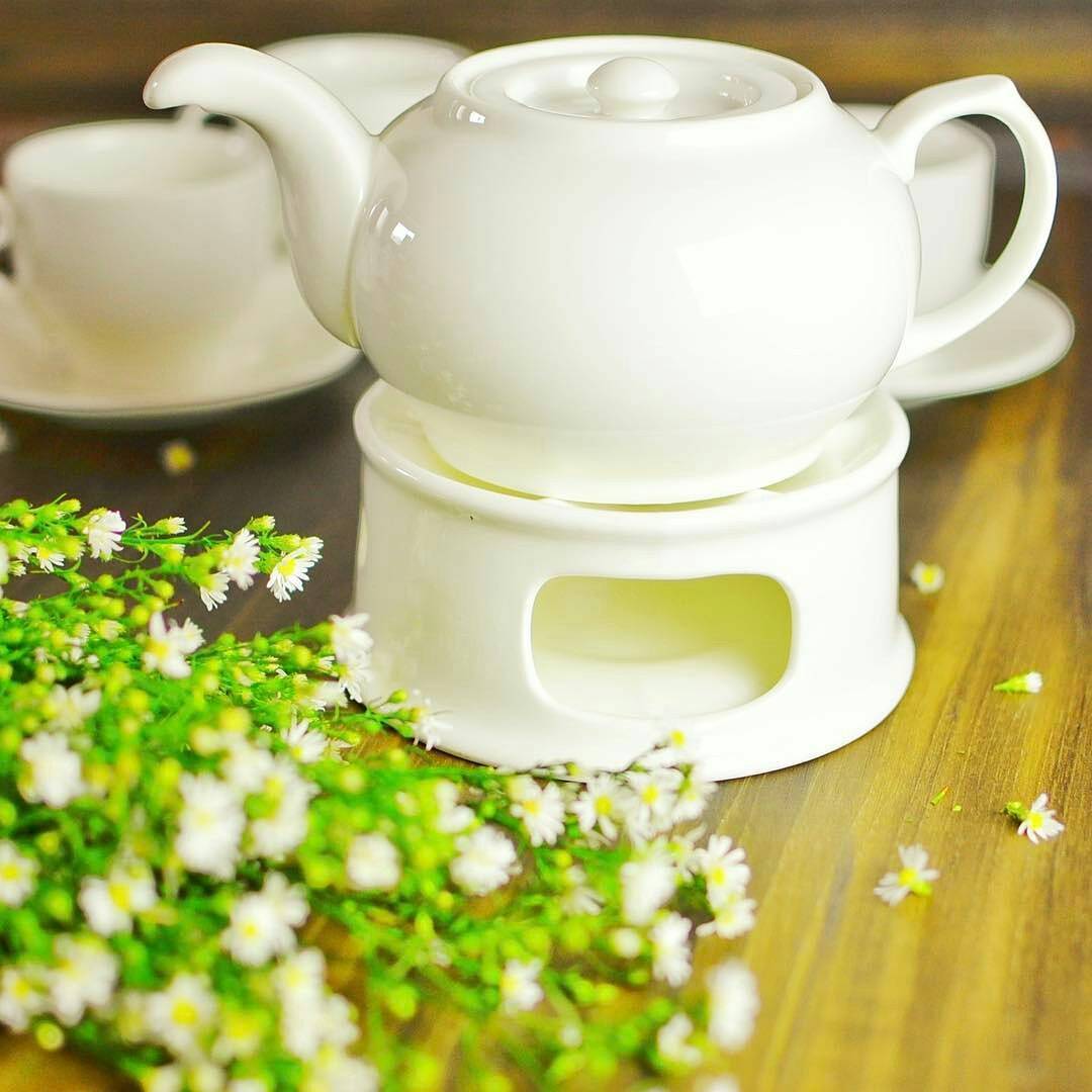 [C *] Fine Porcelain Tea Pot 27 Oz | 800 Ml WL-994011/A