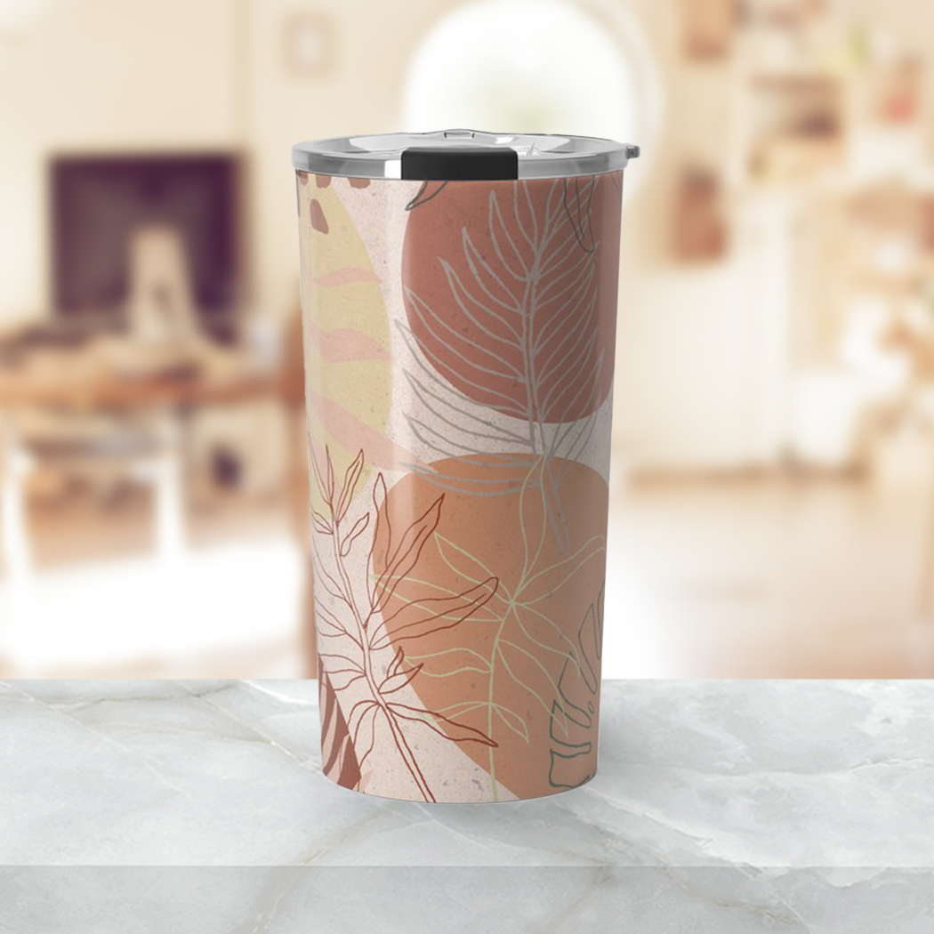 Pink Terracotta Travel Mug