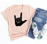 Load image into Gallery viewer, I Love You Sign T-shirt
