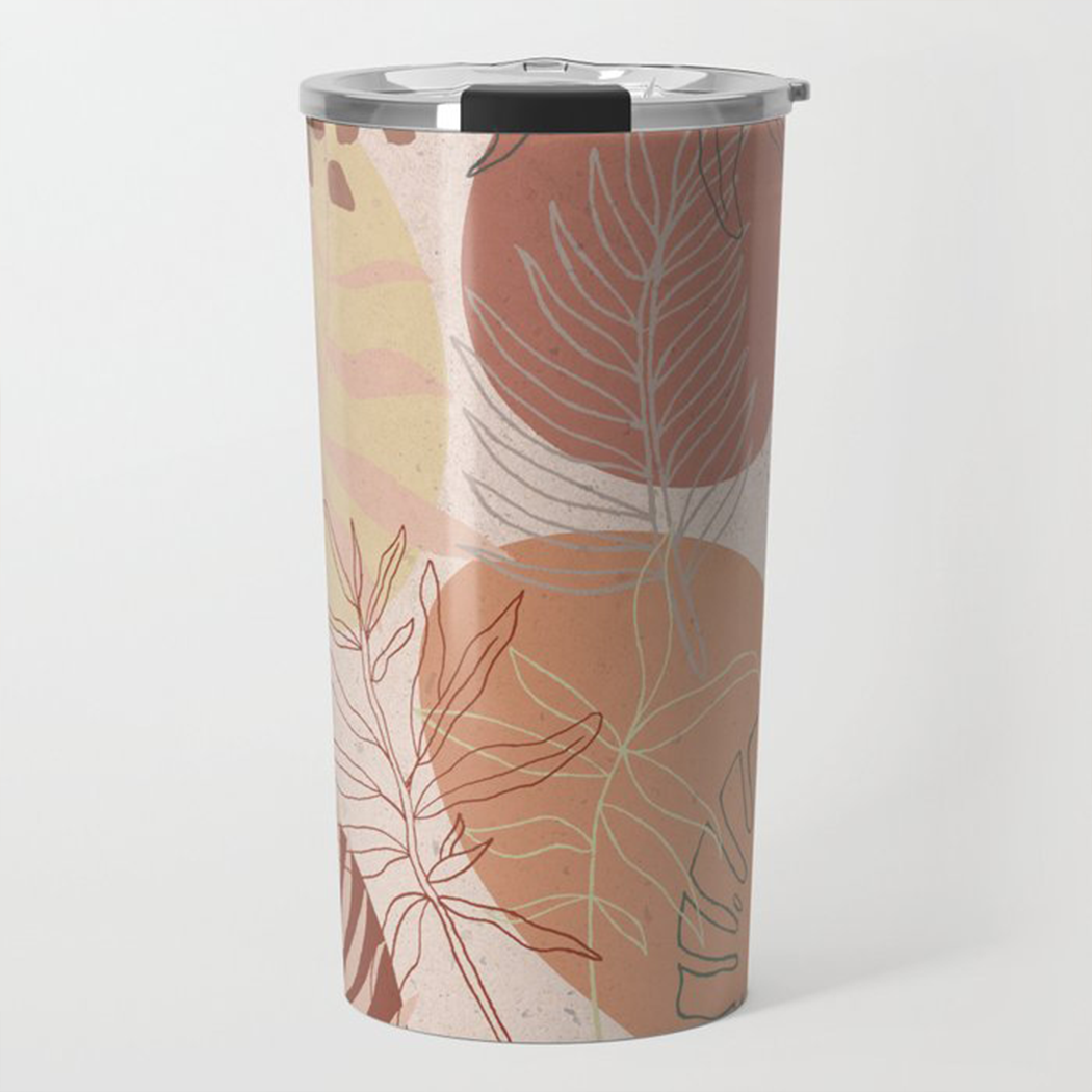 Pink Terracotta Travel Mug